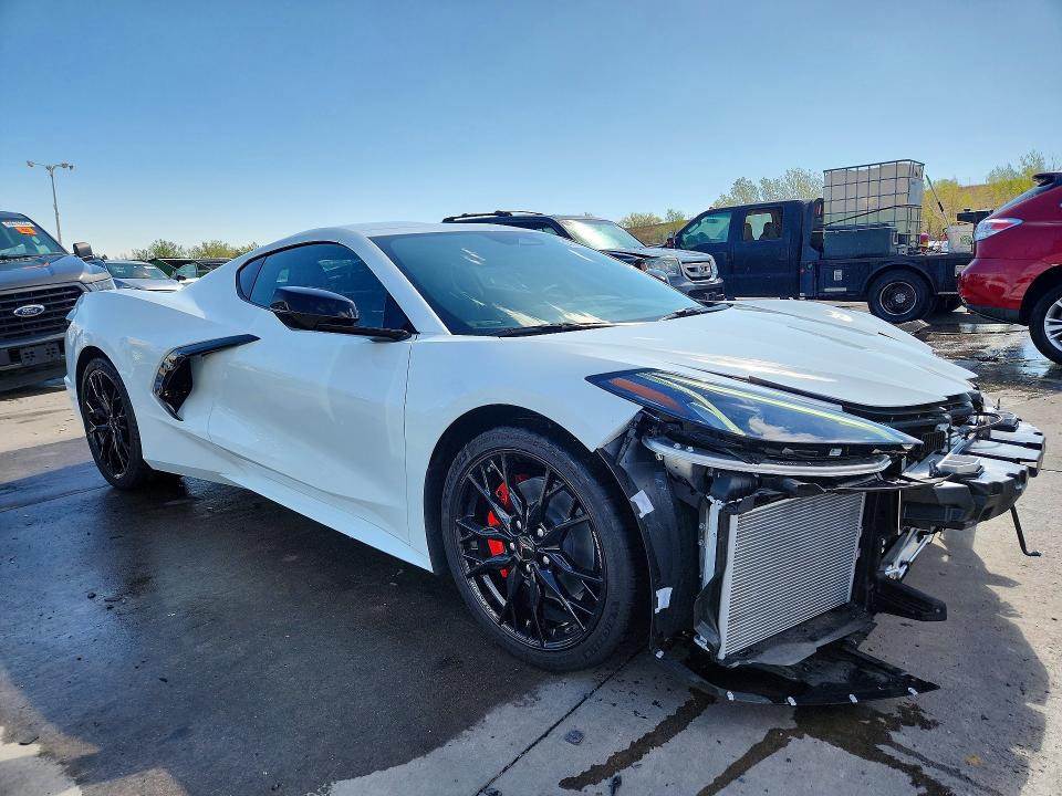 2026 Chevrolet Corvette VIN 1G1YA2D46T5103836 COPART salvage auction — FRONT END, Co - Public - Salvage Title, sold $50,500 on 2026-07-13 (photo 4)