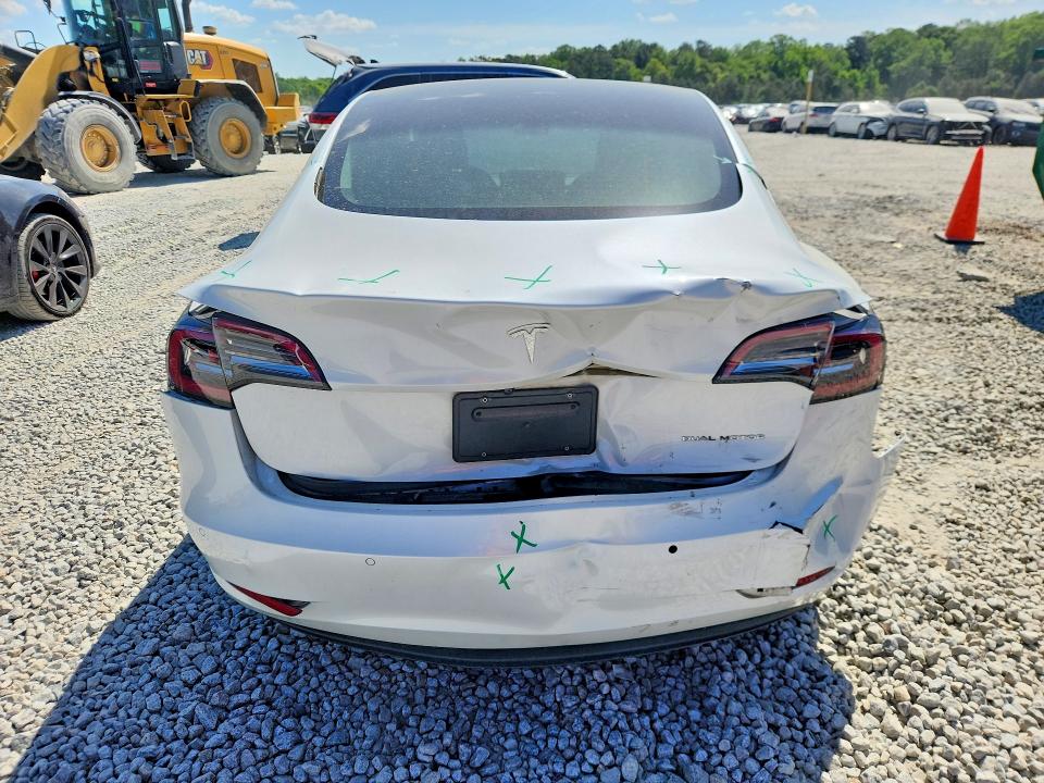 2022 Tesla Model 3 VIN 5YJ3E1EB7NF272293 COPART salvage auction — REAR END, Ga - Cert Of Title-Salvage, sold $9,000 on 2026-07-09 (photo 6)