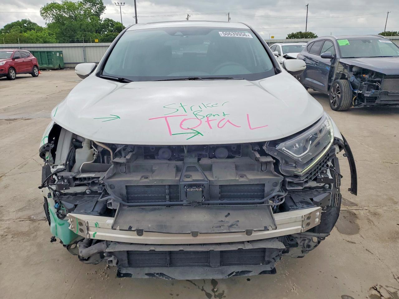 2022 Honda CR-V VIN 5J6RW1H55NA022602 COPART salvage auction — Front End, TX - SALVAGE VEHICLE TITLE, sold $11,500 on 2026-06-25 (photo 5)