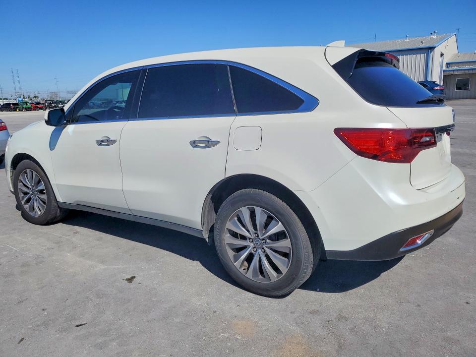 2014 Acura Mdx VIN 5FRYD4H47EB042873 COPART salvage auction — FRONT END, Ok - Certificate Of Title, sold $3,150 on 2026-07-24 (photo 2)