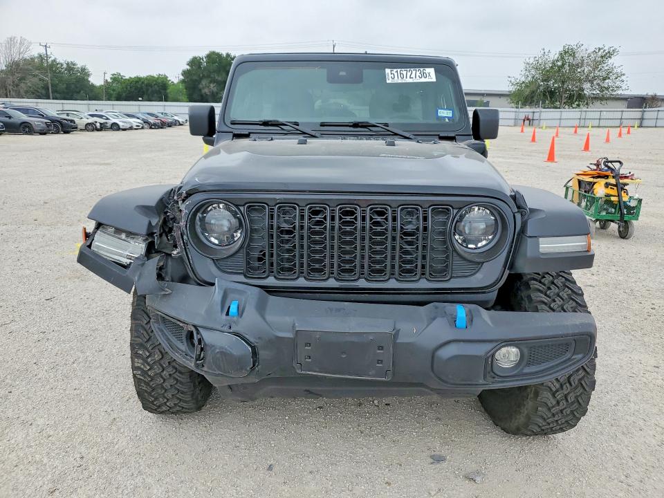2024 Jeep Wrangler / VIN 1C4RJXN62RW154200 COPART salvage auction — FRONT END, Tx - Salvage Vehicle Title, sold $18,300 on 2026-07-30 (photo 5)