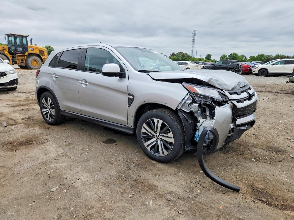 2025 Mitsubishi Outlander VIN JA4ARUAU3SU000356 COPART salvage auction — FRONT END, IN - CERTIFICATE OF TITLE, sold $6,000 on 2026-07-09 (photo 4)