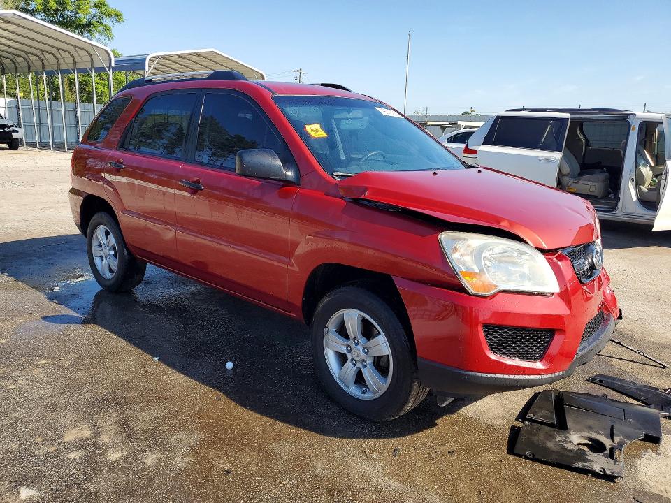 2009 Kia Sportage VIN KNDJF724597558233 COPART salvage auction — FRONT END, Sc - Certificate Of Title, sold $550 on 2026-07-06 (photo 4)