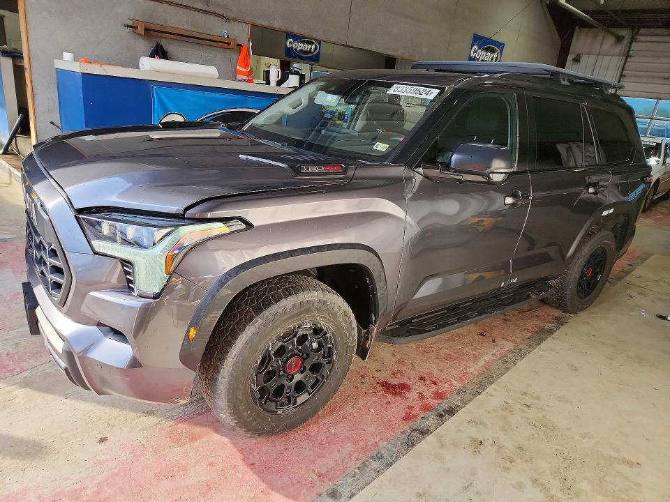 2023 Toyota Sequoia VIN 7SVAAABA1PX015207 COPART salvage auction — VANDALISM, VA - CERT OF TITLE - SALVAGE, sold $32,500 on 2026-07-27 (photo 1)