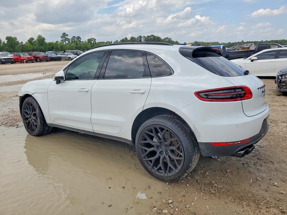 2018 Porsche Macan VIN WP1AB2A58JLB33320 COPART salvage auction — FRONT END, Tx - Salvage Vehicle Title, sold $8,300 on 2026-07-07 (photo 2)