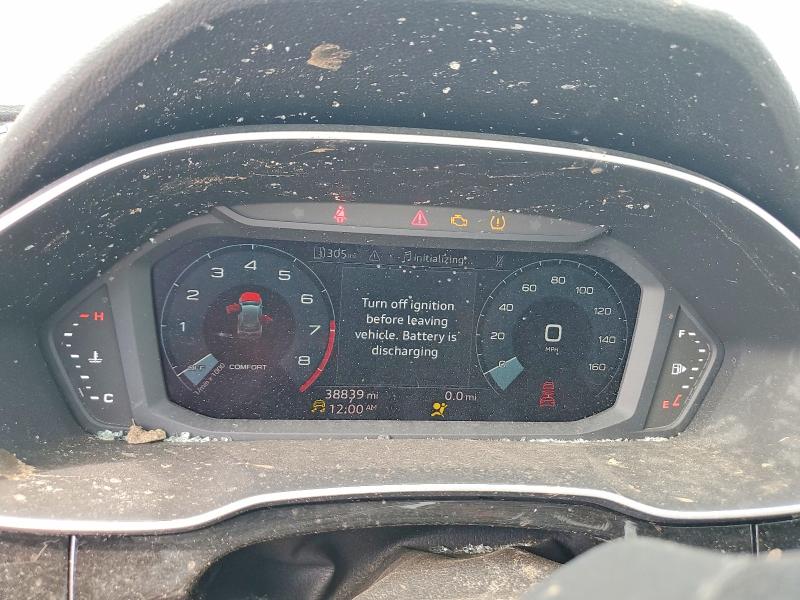 2025 Audi Q3 VIN WA1DECF30S1004529 COPART salvage auction — ROLLOVER, Az - Cert Of Title - Salvage, sold $575 on 2026-07-09 (photo 9)