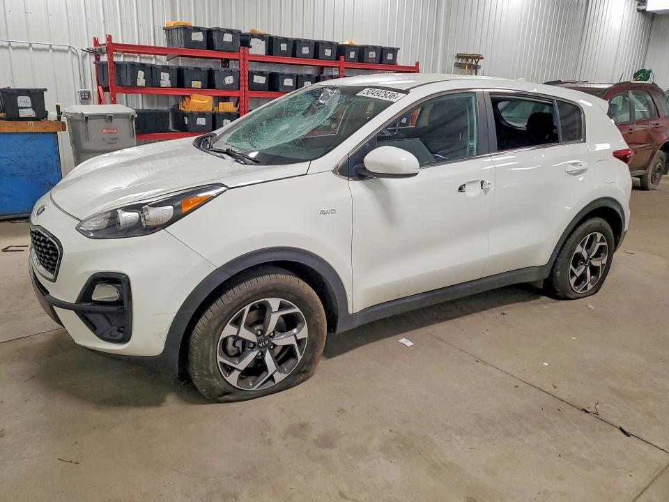 2020 Kia Sportage VIN KNDPMCAC5L7737784 COPART salvage auction — VANDALISM, Mn - Cert Of Title-Salvage, sold $6,500 on 2026-07-16 (photo 1)