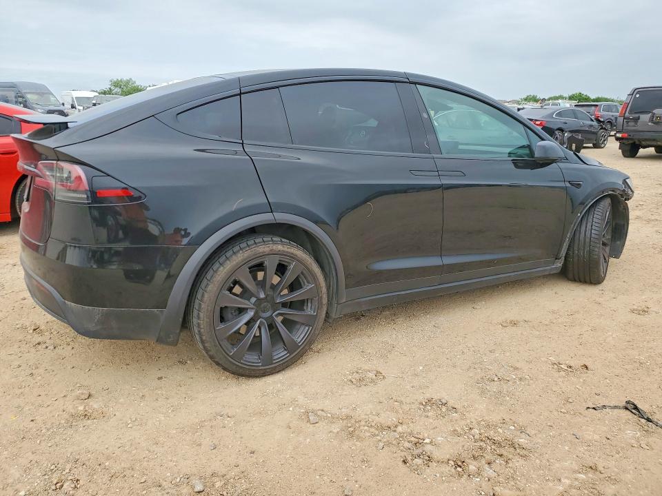 2023 Tesla Model x VIN 7SAXCBE52PF423179 COPART salvage auction — FRONT END, TX - CERTIFICATE OF TITLE, sold $17,300 on 2026-07-30 (photo 3)