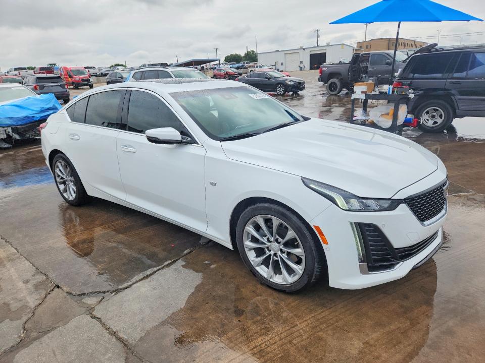 2024 Cadillac Ct5 VIN 1G6DN5RK9R0118679 COPART salvage auction — SIDE, Tx - Salvage Vehicle Title, sold $18,900 on 2026-07-09 (photo 4)