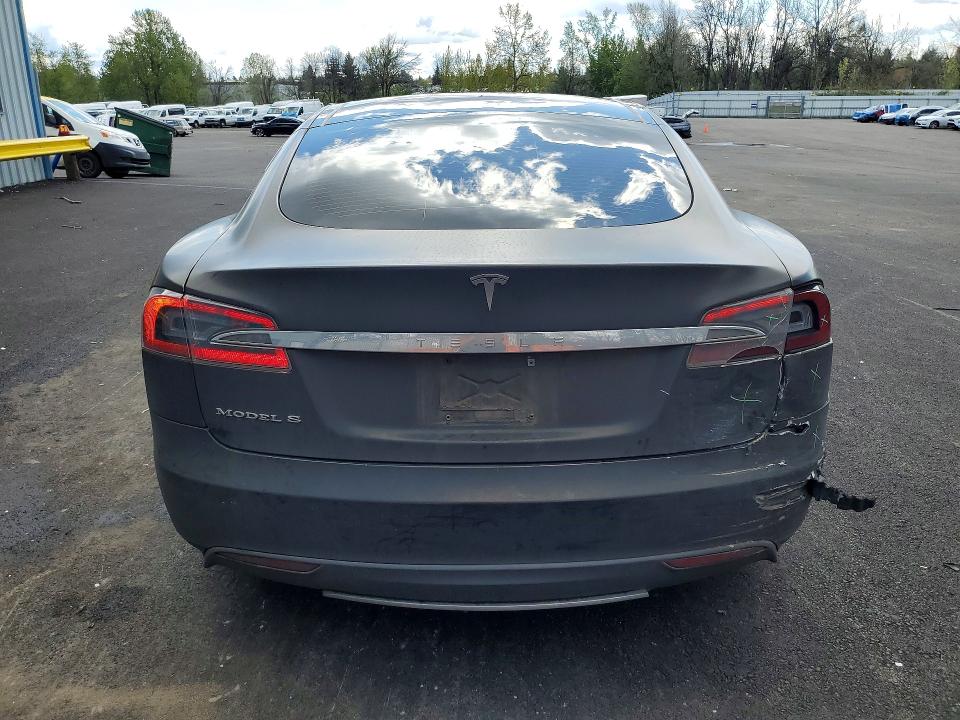 2014 Tesla Model s VIN 5YJSA1H17EFP46124 COPART salvage auction — SIDE, Or - Salvage Title Certificate, sold $2,200 on 2026-07-06 (photo 6)