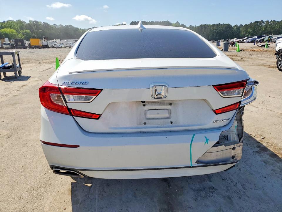 2020 Honda Accord VIN 1HGCV1F3XLA143835 COPART salvage auction — REAR END, Ms - Cert Of Title-Salvaged, sold $300 on 2026-07-31 (photo 6)