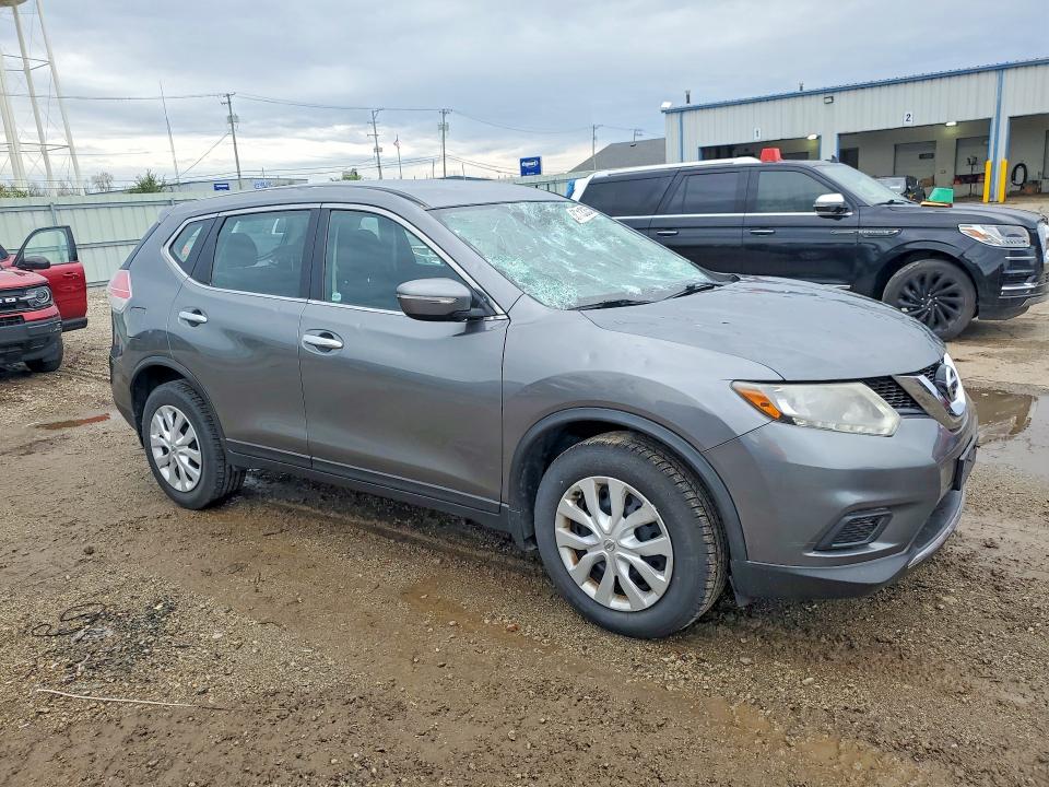 2015 Nissan Rogue VIN KNMAT2MV8FP584984 COPART salvage auction — HAIL, Il - Salvage Certificate, sold $900 on 2026-07-10 (photo 4)