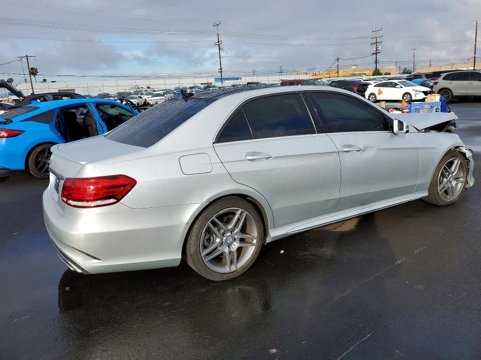 2014 Mercedes-benz E-klasse VIN WDDHF5KB0EA974694 COPART salvage auction — FRONT END, Salvage Title, sold $2,950 on 2026-07-13 (photo 3)