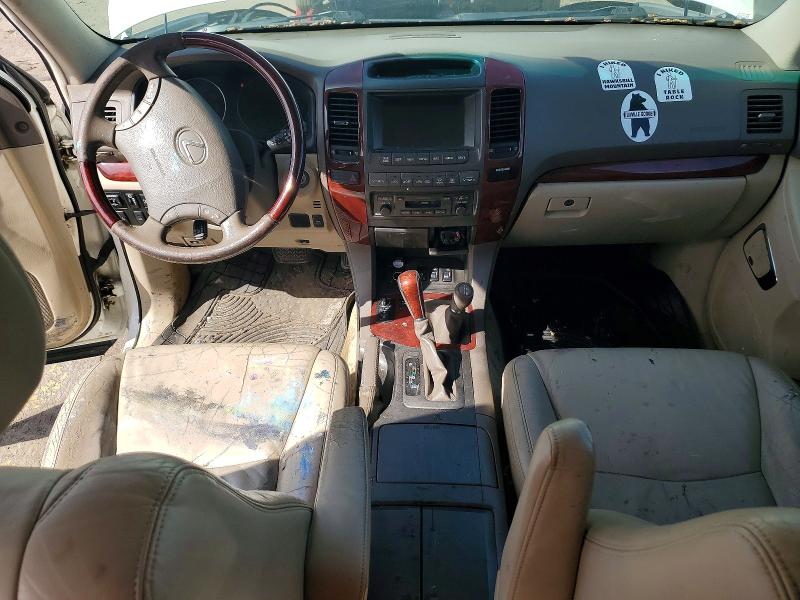 2008 Lexus Gx VIN JTJBT20X080167685 COPART salvage auction — REAR END, Nc - Salvage Certificate Of Title, sold $4,300 on 2026-07-10 (photo 8)