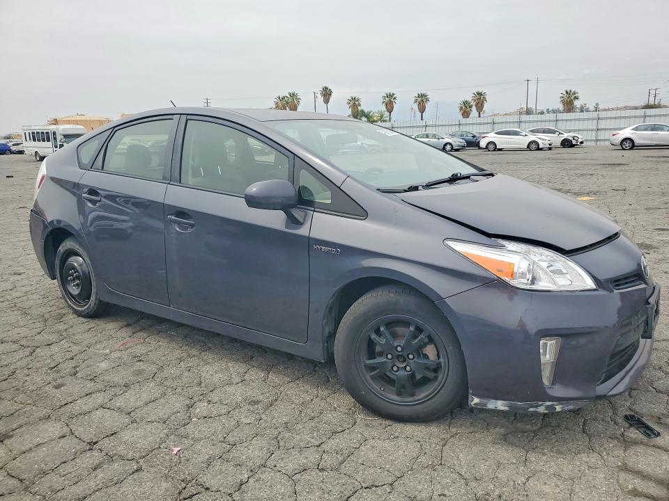 2013 Toyota Prius VIN JTDKN3DU1D1698613 COPART salvage auction — REAR END, Ca - Salvage Certificate, sold $950 on 2026-07-23 (photo 4)