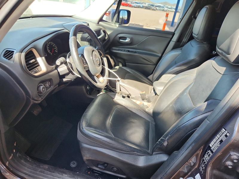 2016 Jeep Renegade VIN ZACCJBDT5GPD39416 COPART salvage auction — REAR END, Az - Cert Of Title - Salvage, sold $2,750 on 2026-07-14 (photo 7)