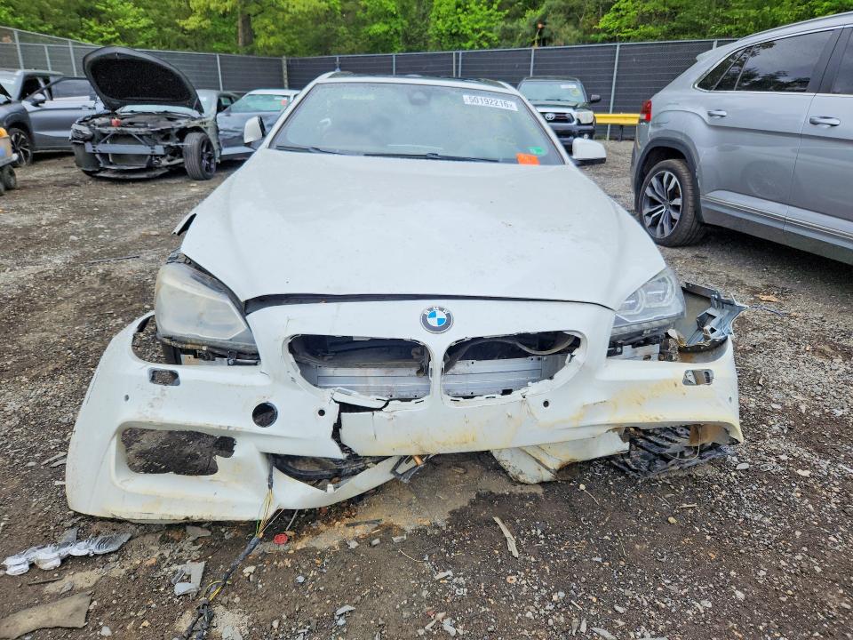2014 BMW 6er VIN WBAYM9C58ED248075 COPART salvage auction — FRONT END, Md - Cert Of Salvage > 75% Damage, sold $225 on 2026-08-04 (photo 5)