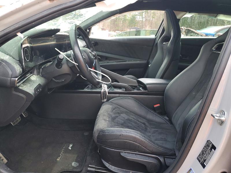 2023 Hyundai Elantra VIN KMHLW4AK8PU018828 COPART salvage auction — FRONT END, Salvage Title, sold $1,650 on 2026-07-23 (photo 7)