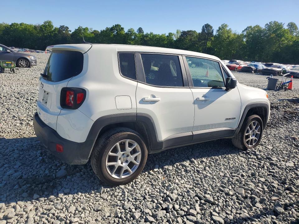 2023 Jeep Renegade VIN ZACNJDB12PPP39968 COPART salvage auction — FRONT END, Nc - Salvage Certificate Of Title, sold $2,700 on 2026-08-19 (photo 3)