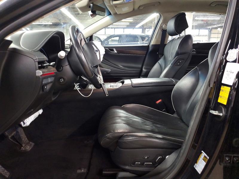 2023 Genesis G80 VIN KMTGE4S12PU006299 COPART salvage auction — FRONT END, Fl - Certificate Of Destruction, sold $13,300 on 2026-07-06 (photo 7)