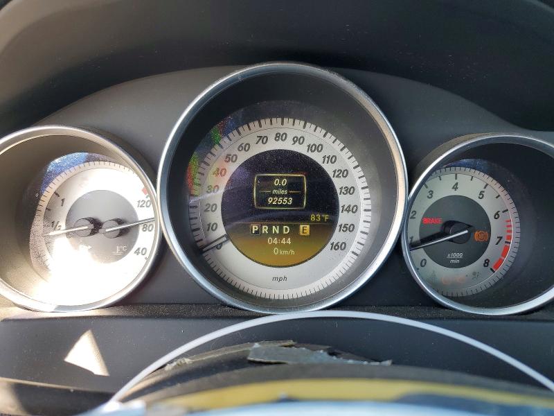 2012 Mercedes-benz C-klasse VIN WDDGF4HB1CR194392 COPART salvage auction — MINOR DENT/SCRATCHES, Ca - Dis/Dlr/Exp App For Dup Clean, sold $3,000 on 2026-08-18 (photo 9)