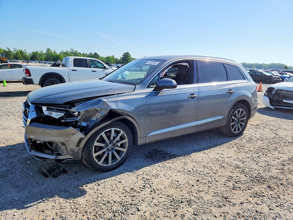 2017 Audi Q7 VIN WA1LAAF79HD024879 COPART salvage auction — FRONT END, Nc - Salvage Certificate Of Title, sold $6,900 on 2026-07-13 (photo 1)