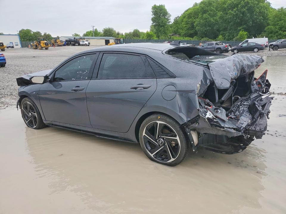 2023 Hyundai Elantra VIN KMHLR4AF0PU608922 COPART salvage auction — FRONT END, Tn - Salvage Certificate, sold $2,050 on 2026-07-28 (photo 2)