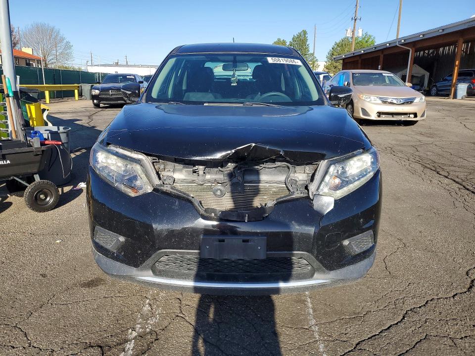2015 Nissan Rogue VIN KNMAT2MVXFP568222 COPART salvage auction — FRONT END, Co - Public - Salvage Title, sold $1,350 on 2026-07-09 (photo 5)