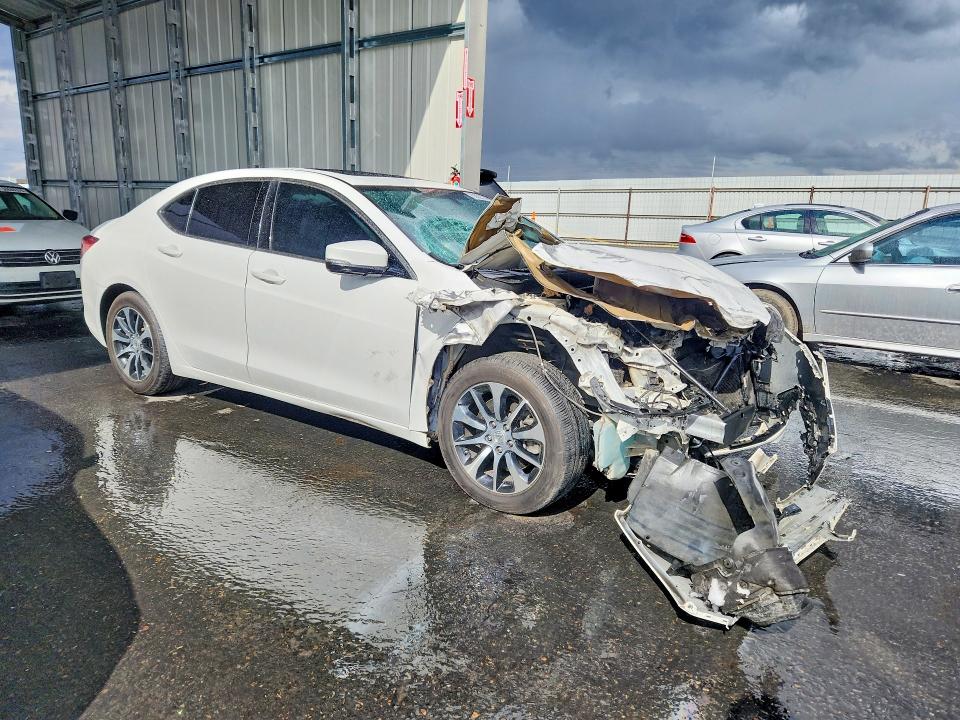 2016 Acura Tlx VIN 19UUB1F34GA015979 COPART salvage auction — FRONT END, Ca - Salvage Certificate, sold $850 on 2026-07-09 (photo 4)
