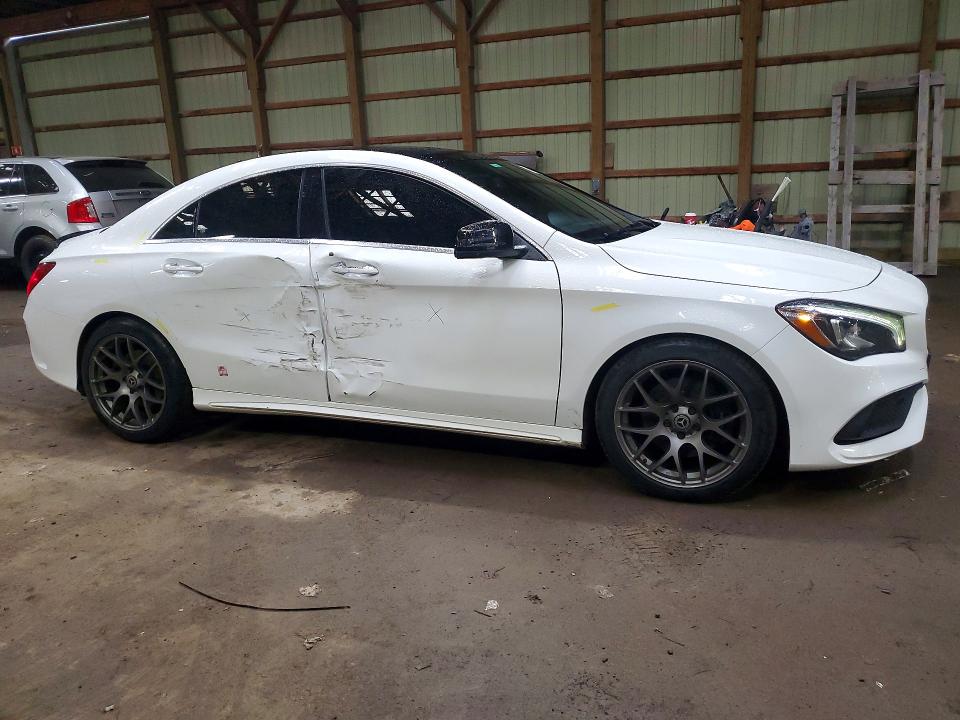 2018 Mercedes-benz Cla-klasse VIN WDDSJ4GB8JN634896 COPART salvage auction — SIDE, On - Permit Salvage, sold $8,700 on 2026-07-16 (photo 4)