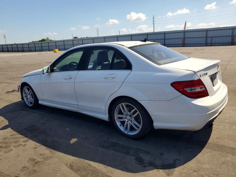 2013 Mercedes-benz C-klasse VIN WDDGF4HBXDR276249 COPART salvage auction — FRONT END, Salvage Title, sold $1,800 on 2026-08-17 (photo 2)
