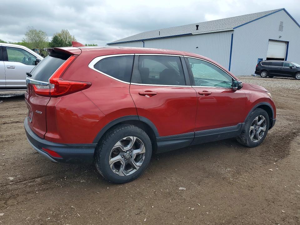 2017 Honda Cr-v VIN 5J6RW2H86HL075074 COPART salvage auction — HAIL, Oh - Cert Of Title-Salvage, sold $6,500 on 2026-07-02 (photo 3)