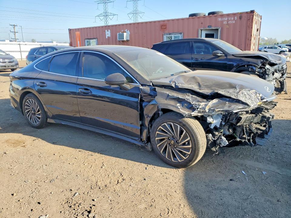 2025 Hyundai Sonata VIN KMHL54JJ2SA105239 COPART salvage auction — FRONT END, Il - Salvage Certificate, sold $7,200 on 2026-07-30 (photo 4)