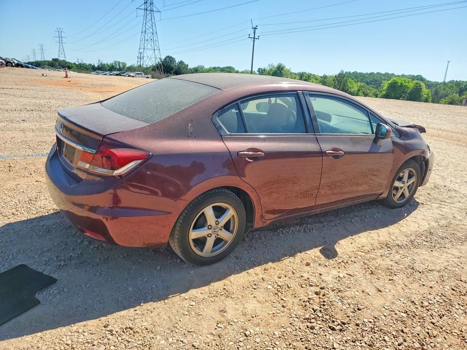 2015 Honda Civic VIN 19XFB2F54FE119852 COPART salvage auction — FRONT END, Nc - Salvage Certificate Of Title, sold $2,100 on 2026-07-06 (photo 3)