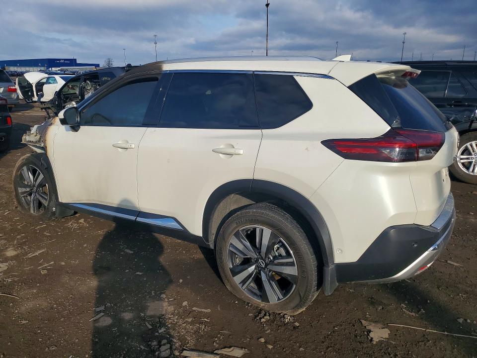 2023 Nissan Rogue VIN JN8BT3DD5PW321851 COPART salvage auction — ENGINE BURN, Mi - Cert Of Title-Salvage Vehicle, sold $1,800 on 2026-07-14 (photo 2)