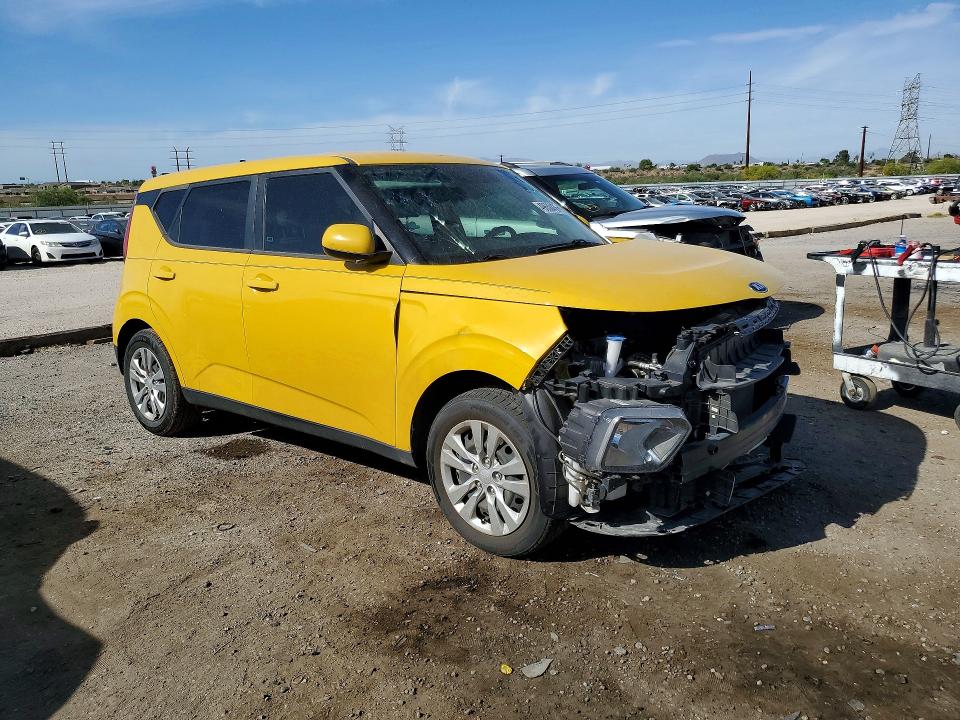 2020 Kia Soul VIN KNDJ23AU2L7050671 COPART salvage auction — FRONT END, Az - Cert Of Title - Salvage, sold $425 on 2026-07-31 (photo 4)