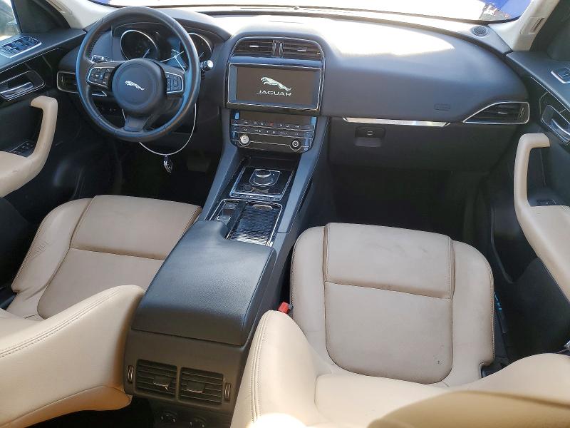 2020 Jaguar F-pace VIN SADCJ2FX8LA633102 COPART salvage auction — FRONT END, Ca - Salvage Certificate, sold $10,400 on 2026-07-29 (photo 8)
