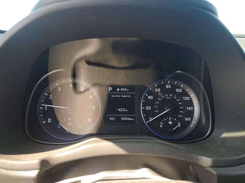 2021 Hyundai Kona VIN KM8K12AA1MU609231 COPART salvage auction — FRONT END, Al - Cert Of Title-Salvage Title, sold $1,050 on 2026-07-09 (photo 9)