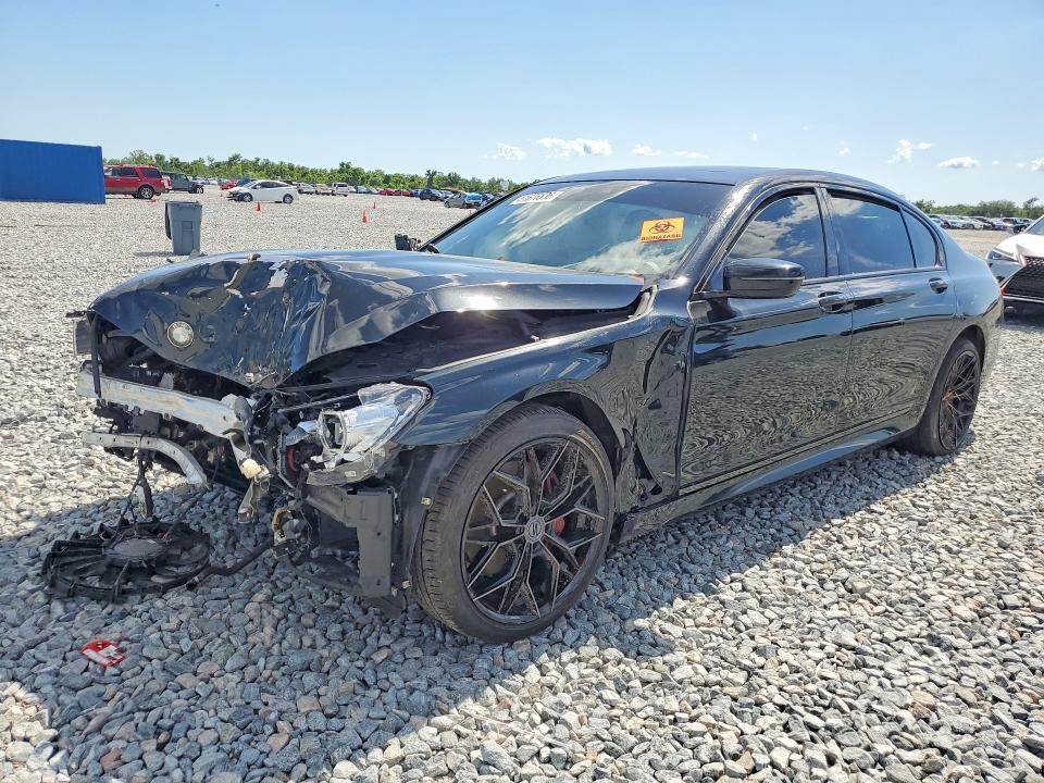 2019 BMW VIN WBA7E2C55KB454770 COPART salvage auction — FRONT END, FL, sold $2,150 on 2026-08-14 (photo 1)
