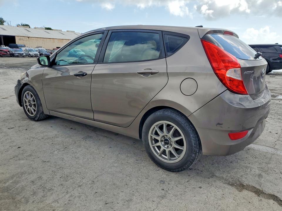 2013 Hyundai Accent VIN KMHCT5AE3DU138721 COPART salvage auction — FRONT END, TX - CERTIFICATE OF TITLE, sold $850 on 2026-07-28 (photo 2)