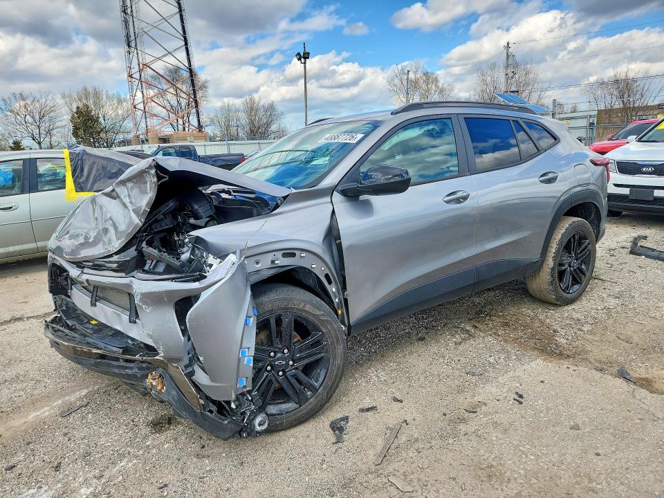 2024 Chevrolet Trax VIN KL77LKE26RC103024 COPART salvage auction — FRONT END, In - Cert Of Title-Salvage Title, sold $275 on 2026-07-27 (photo 1)
