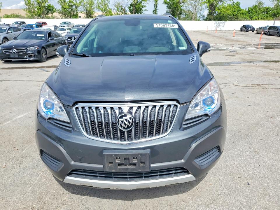 2016 Buick Encore VIN KL4CJASB1GB602140 COPART salvage auction — REAR END, Mo - Salvage Certificate Of Title, sold $1,750 on 2026-07-10 (photo 5)