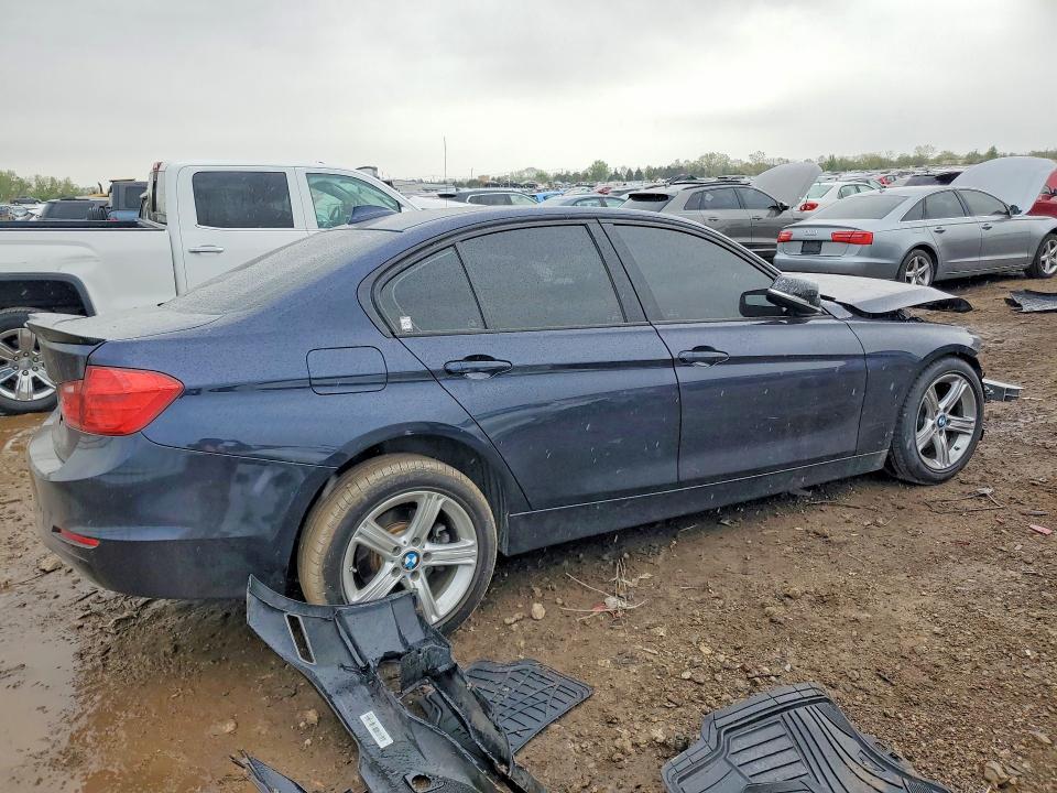 2015 BMW 3er VIN WBA3C3C50FP663580 COPART salvage auction — FRONT END, Il - Salvage Certificate, sold $650 on 2026-07-02 (photo 3)