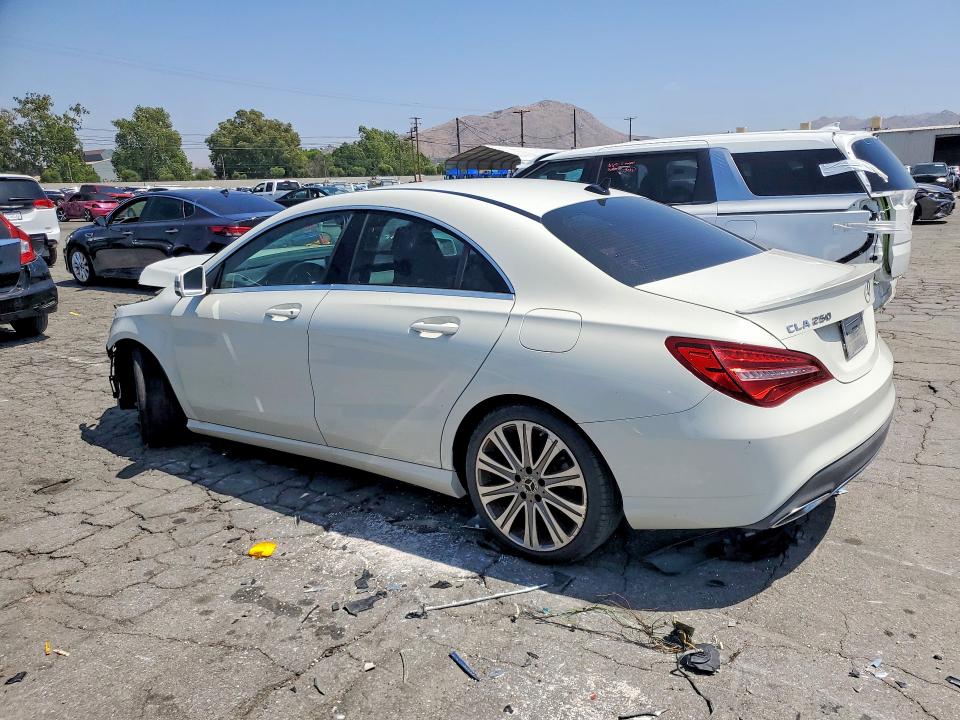2018 Mercedes-benz Cla-class VIN WDDSJ4EB0JN578424 COPART salvage auction — FRONT END, Ca - Dis/Dlr/Exp Only Clean Title (P), sold $4,050 on 2026-07-08 (photo 2)