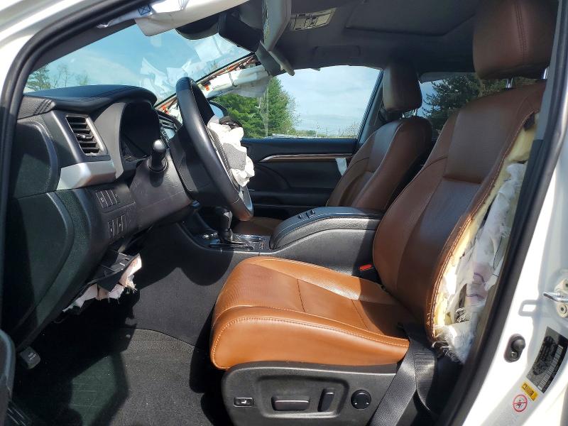 2019 Toyota Highlander hybrid VIN 5TDDGRFH4KS075752 COPART salvage auction — FRONT END, Md - Cert Of Salvage > 75% Damage, sold $3,850 on 2026-07-13 (photo 7)