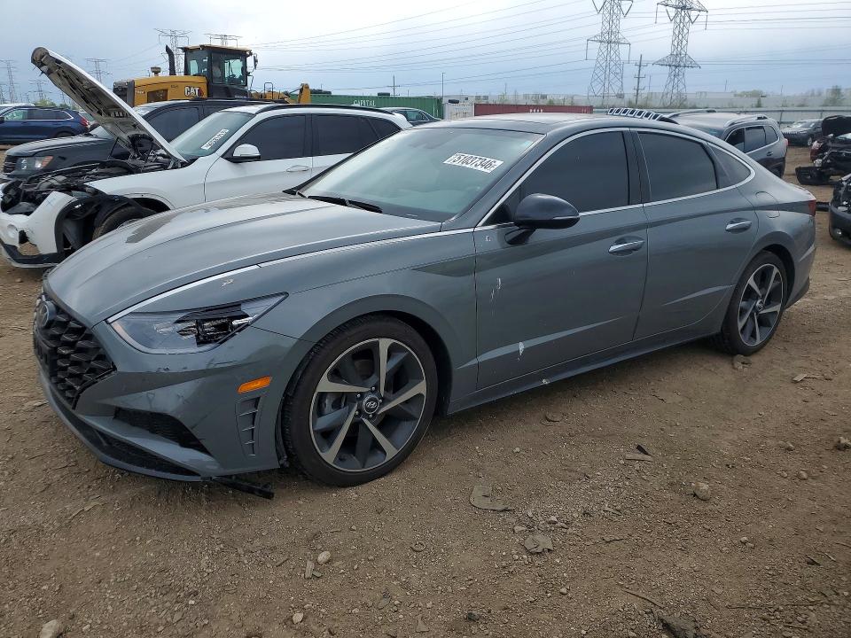 2023 Hyundai VIN KMHL44J23PA311253 COPART salvage auction — FRONT END, IL - SALVAGE CERTIFICATE, sold $1,050 on 2026-07-28 (photo 1)