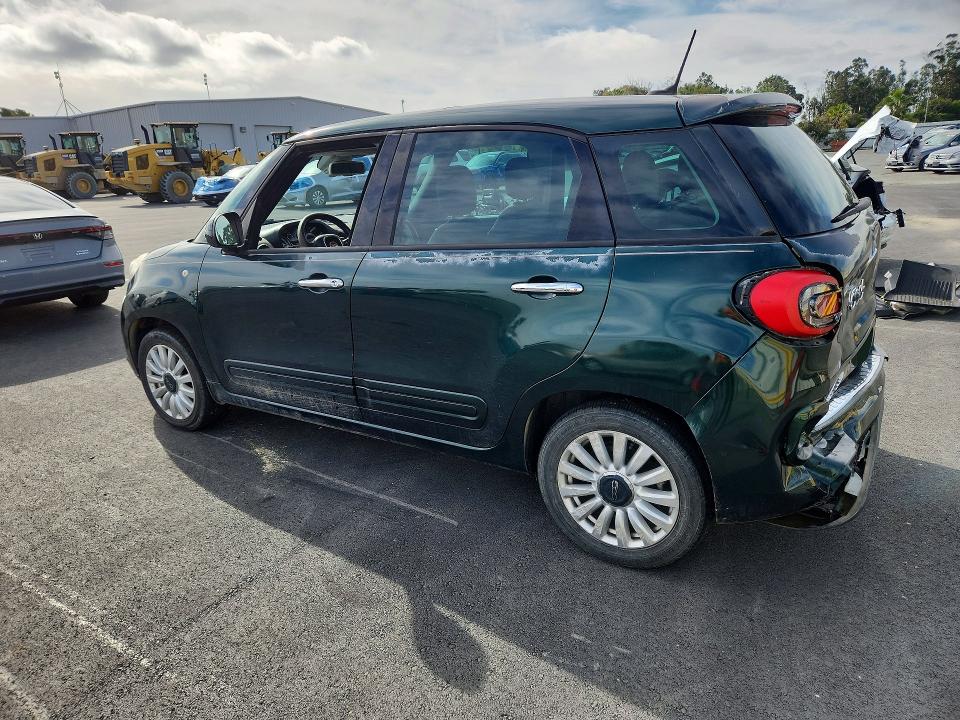 2014 Fiat 500l VIN ZFBCFABH1EZ016377 COPART salvage auction — REAR END, Ca - Salvage Certificate, sold $575 on 2026-07-13 (photo 2)