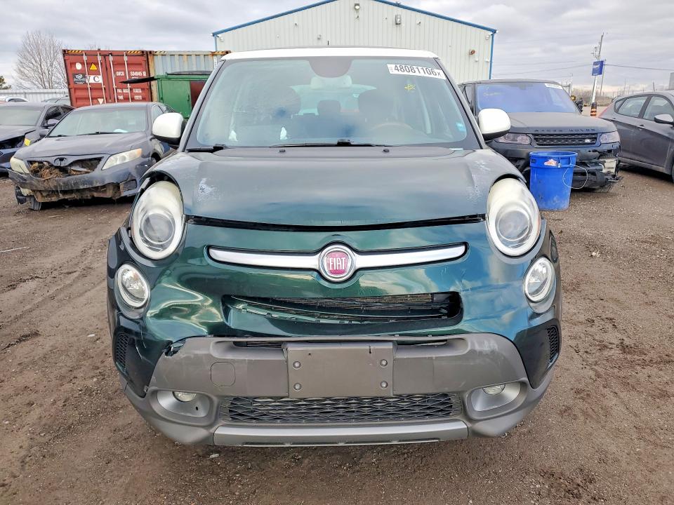 2014 Fiat 500 VIN ZFBCFADH2EZ025537 COPART salvage auction — FRONT END, Salvage Title, sold $200 on 2026-07-23 (photo 5)
