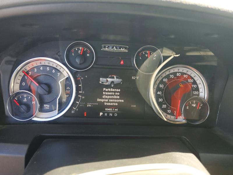 2019 Ram 1500 VIN 1C6RR6TTXKS512630 COPART salvage auction — REAR END, Ca - Salvage Certificate, sold $3,950 on 2026-07-02 (photo 9)