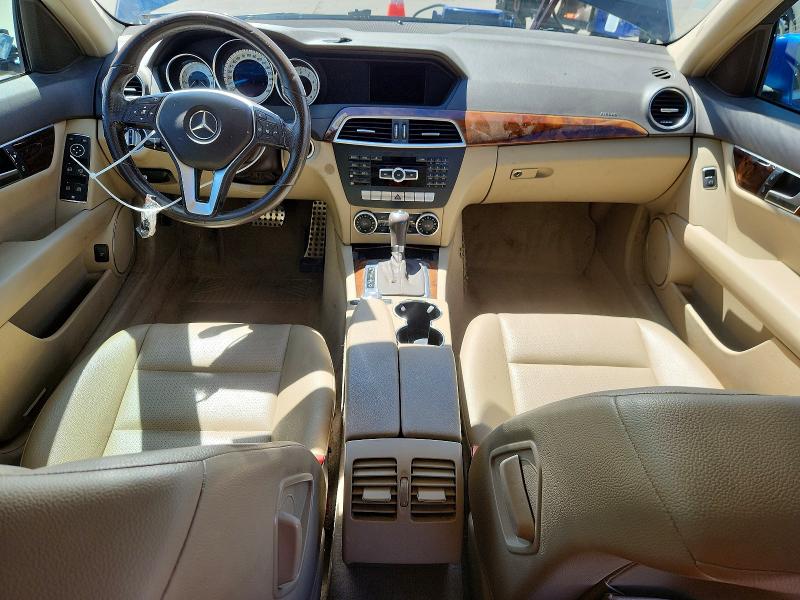 2013 Mercedes-benz C-klasse VIN WDDGF8AB1DA818693 COPART salvage auction — SIDE, CO - SALVAGE TITLE, sold $400 on 2026-07-27 (photo 8)